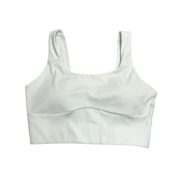 Gymshark Longline Sports Bra Medium Support White Size Small - Picture 1 of 8